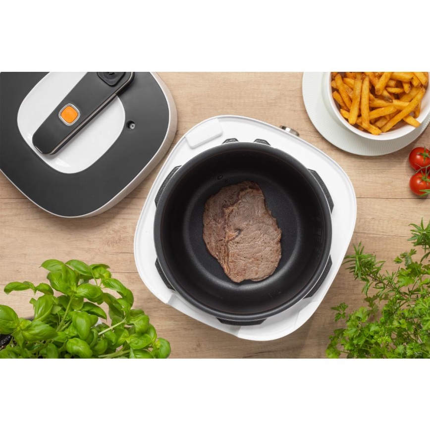 Sencor - Multifunctional electric pressure cooker 5,5 l 1000W/230V λευκό/μαύρο