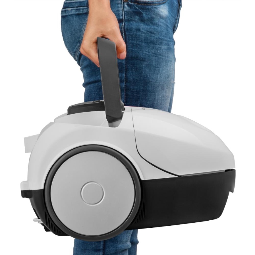 Sencor - Ηλεκτρική σκούπα με σακούλα 1,5 l 850W/230V λευκό