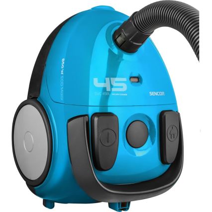 Sencor - Ηλεκτρική σκούπα με σακούλα 1,5 l 850W/230V μπλε/μαύρο