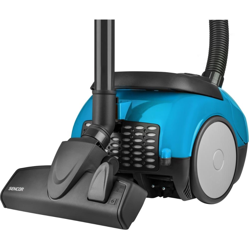 Sencor - Ηλεκτρική σκούπα με σακούλα 1,5 l 850W/230V μπλε/μαύρο