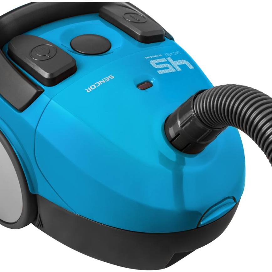 Sencor - Ηλεκτρική σκούπα με σακούλα 1,5 l 850W/230V μπλε/μαύρο