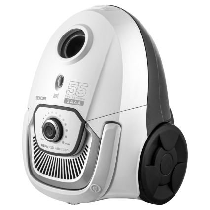 Sencor - Ηλεκτρική σκούπα με σακούλα 2 l 700W/230V λευκό