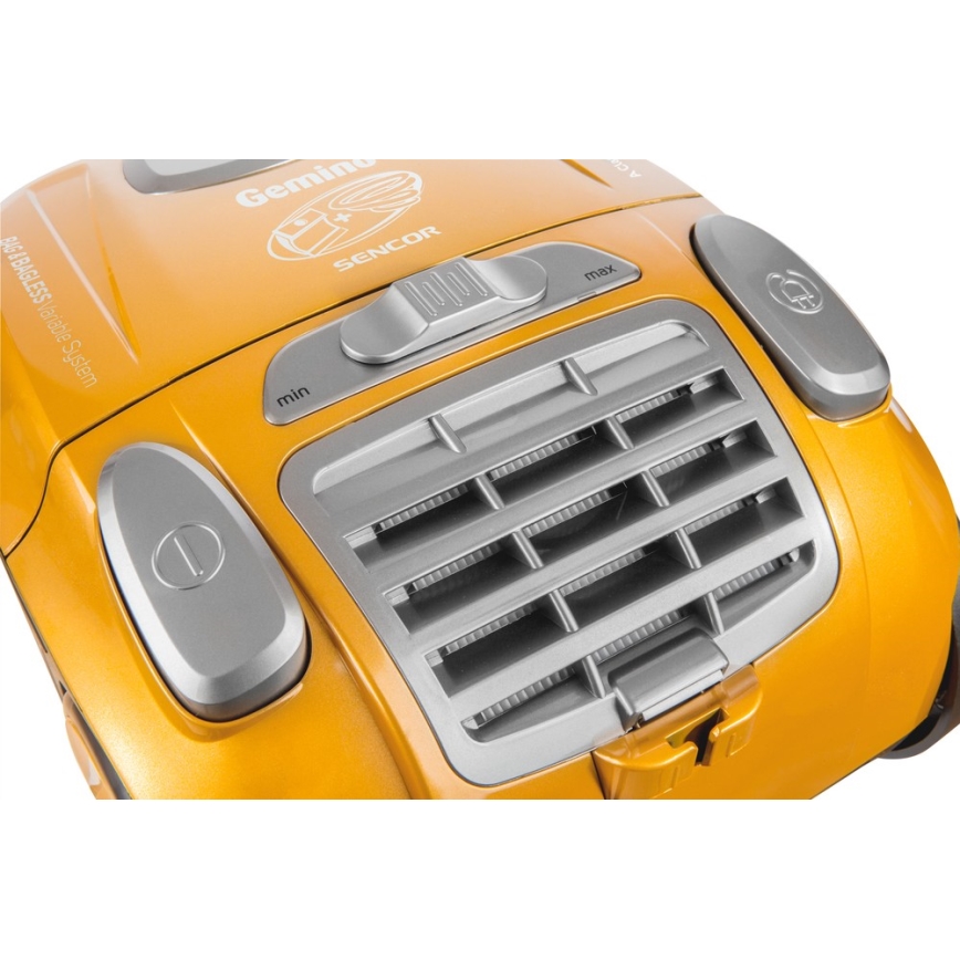 Sencor - Ηλεκτρική σκούπα χωρίς σακούλα 4,5 l/3 l 700W/230V χρυσό