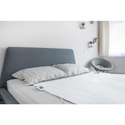 Sencor - Ηλεκτρική θερμαινόμενη κουβέρτα για δύο άτομα 120W/230V 160x140 cm