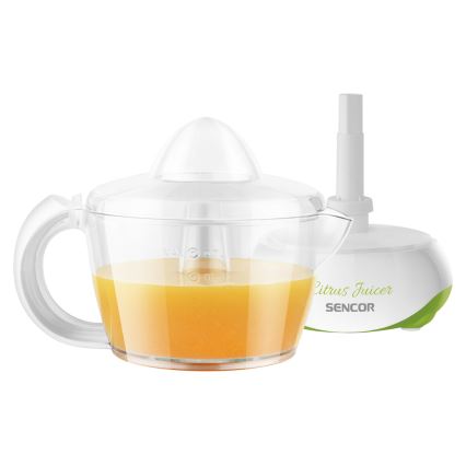 Sencor - Ηλεκτρικός στίφτης εσπεριδοειδών 0,7 l 40W/230V λευκό/πράσινο