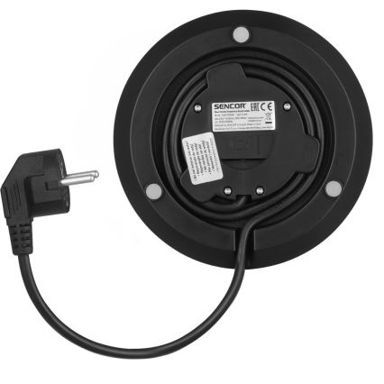 Sencor - Ηλεκτρικός βραστήρας ταχείας βρασμού με ρύθμιση θερμοκρασίας 1,5 l 2150W/230V μαύρος/ροζ χρυσό