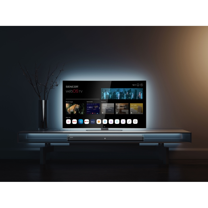 Sencor - Ηχομπάρα 200W/230V με τηλεχειριστήριο