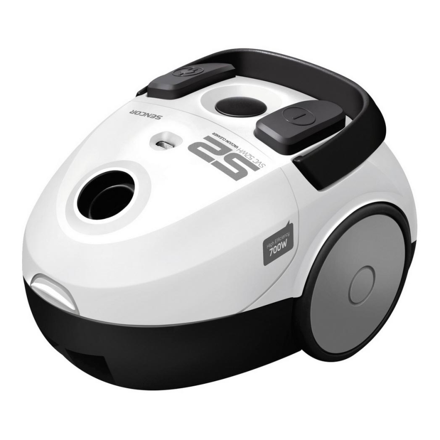 Sencor - Σκούπα με σακούλα 1,5 l 700W/230V λευκό