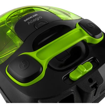 Sencor - Σκούπα χωρίς σακούλα 1,5 l 890W/230V πράσινο/μαύρο