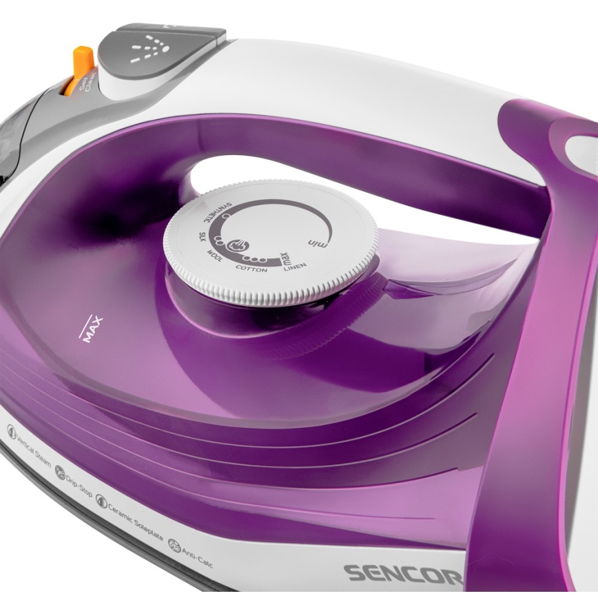 Sencor - Σίδερο ατμού 2400W/230V μωβ/λευκό