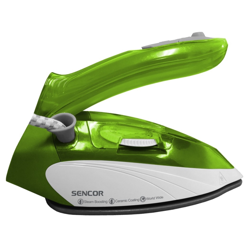 Sencor - Σίδερο ταξιδιού ατμού 1100W/115V/230V πράσινο