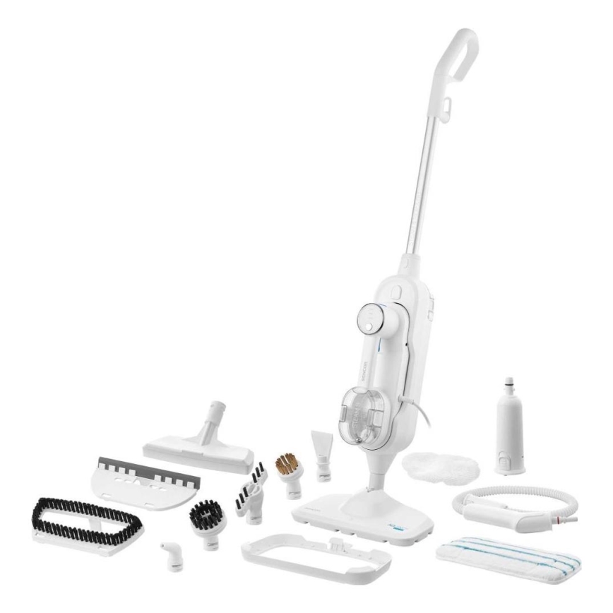 Sencor - Πολυλειτουργική ατμοκαθαριστής 2 σε 1 1500W/230V IPX4 λευκός