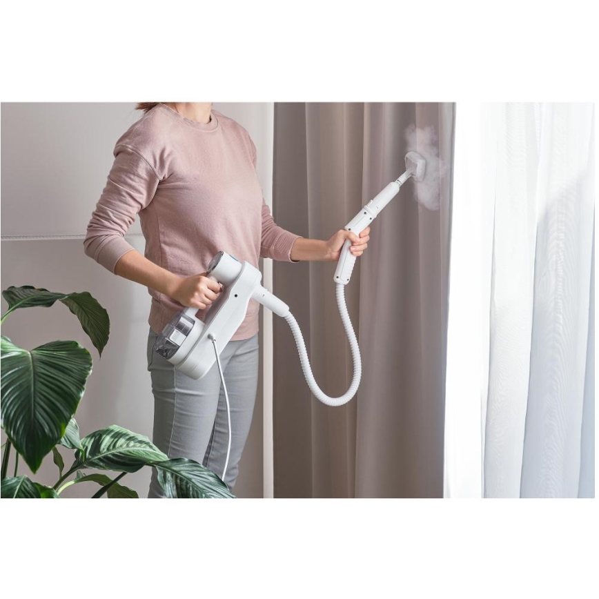 Sencor - Πολυλειτουργική ατμοκαθαριστής 2 σε 1 1500W/230V IPX4 λευκός