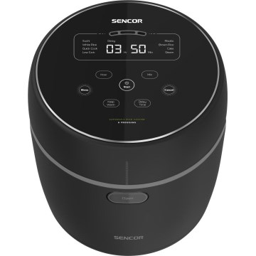 Sencor - Ρυζομάγειρας 350W/230V 0,6 l μαύρος