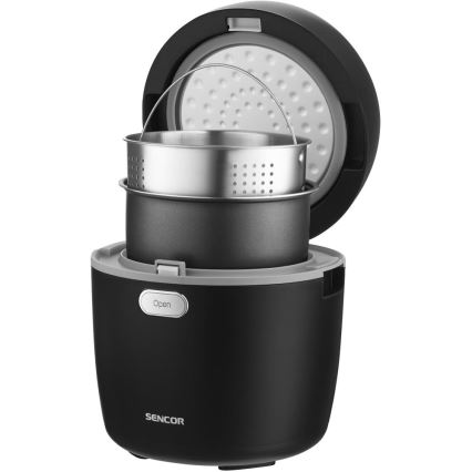 Sencor - Ρυζομάγειρας 350W/230V 0,6 l μαύρος