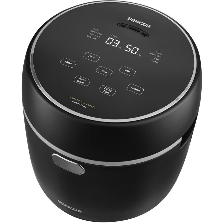 Sencor - Ρυζομάγειρας 350W/230V 0,6 l μαύρος