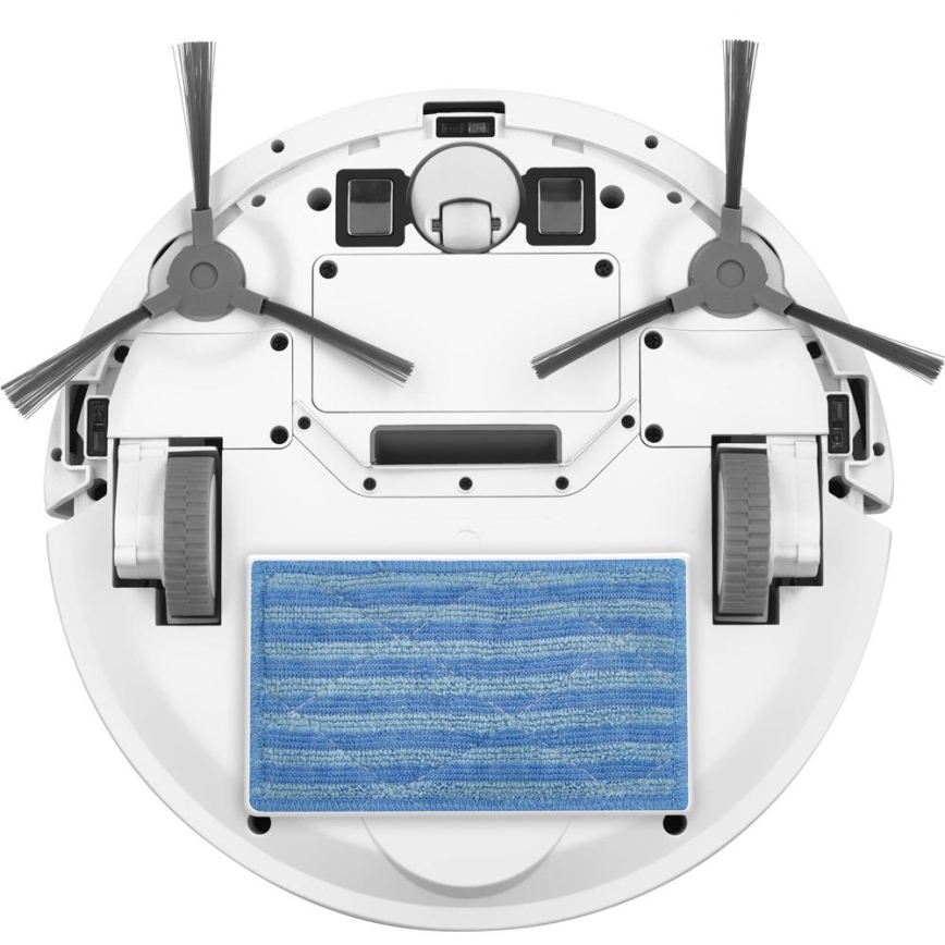 Sencor - Robotic vacuum cleaner με ένα mop 2σε1 18W/1500 mAh λευκό + τηλεχειριστήριο