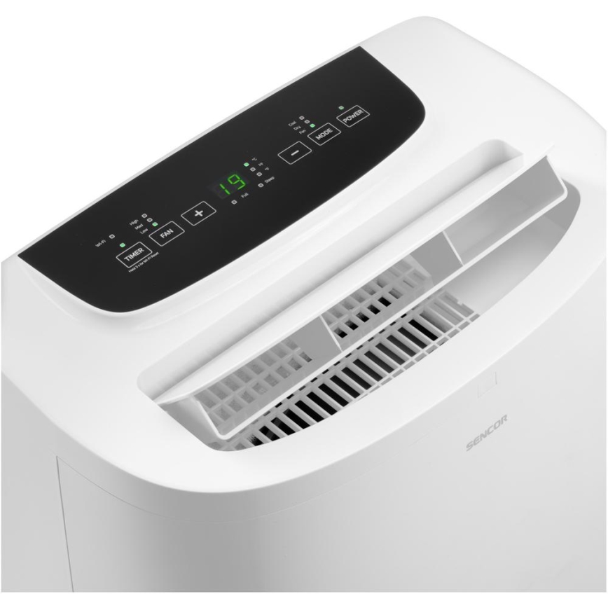 Sencor - Έξυπνο φορητό κλιματιστικό 3σε1, με πλήρη αξεσουάρ 1700W/230V 16000 BTU Wi-Fi + τηλεχειριστήριο