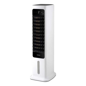 Sencor - Smart mobile air cooler 60W/230V Wi-Fi λευκό + τηλεχειριστήριο