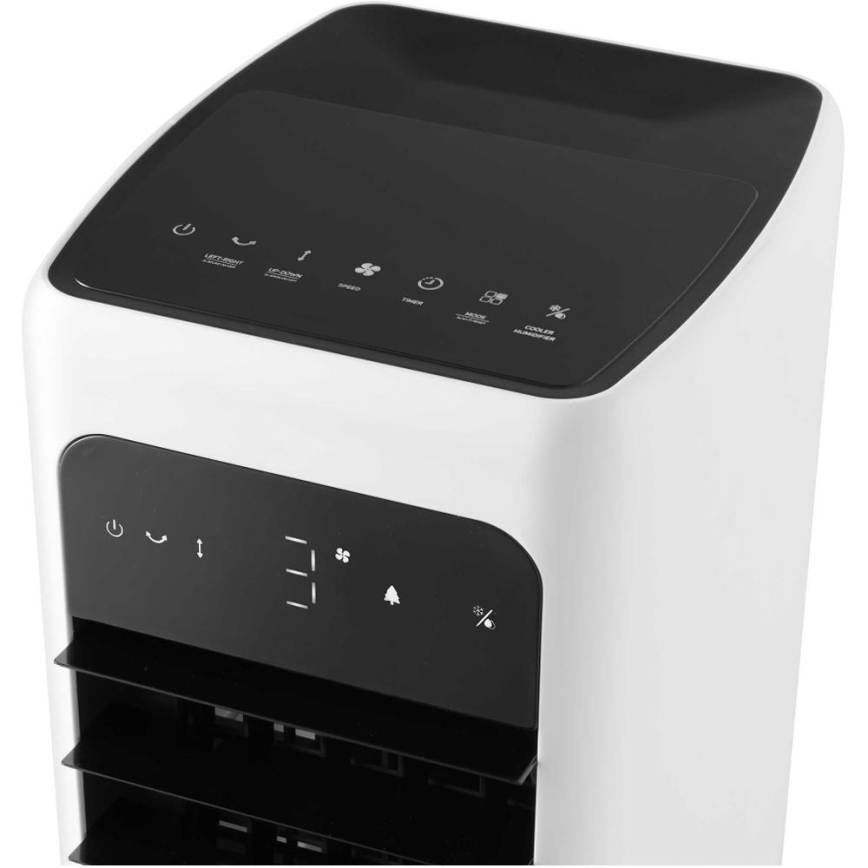 Sencor - Smart mobile air cooler 60W/230V Wi-Fi λευκό + τηλεχειριστήριο