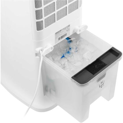 Sencor - Smart mobile air cooler 60W/230V Wi-Fi λευκό + τηλεχειριστήριο