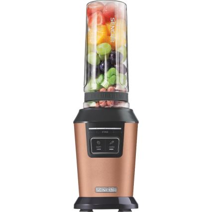 Sencor - Smoothie μπλέντερ με αξεσουάρ 800W/230V χάλκινο
