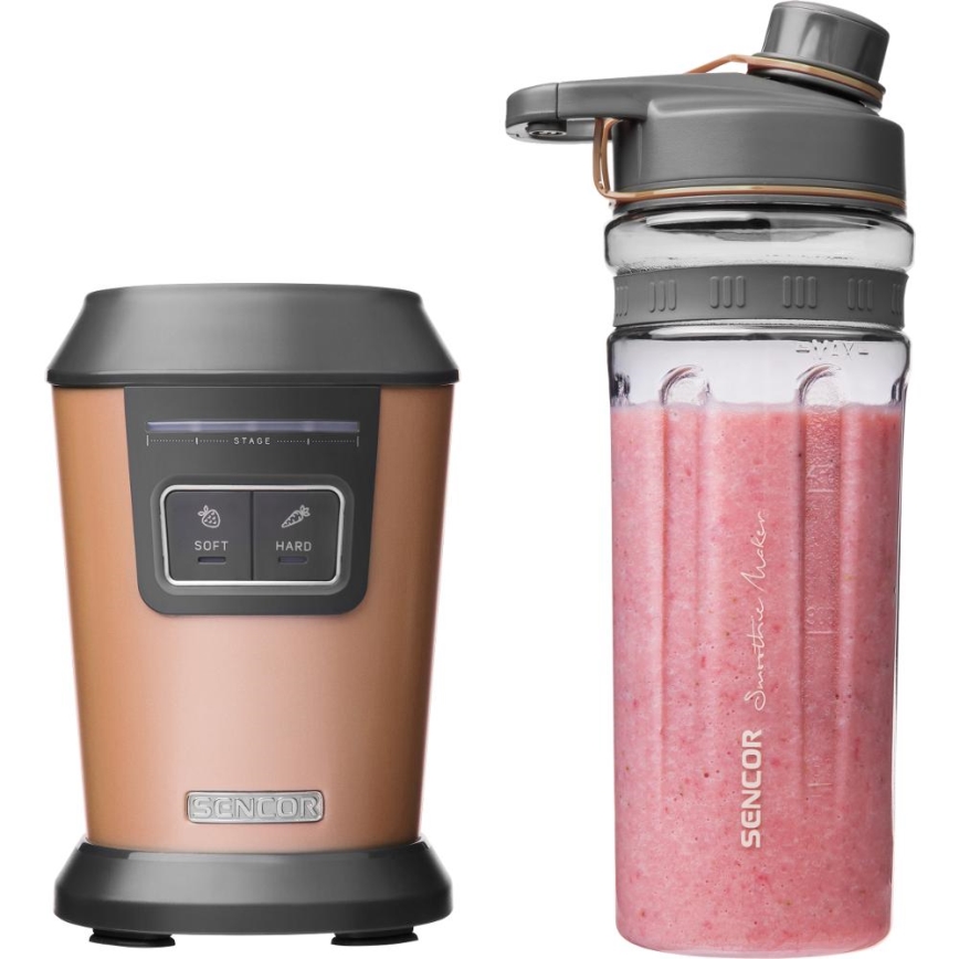 Sencor - Smoothie μπλέντερ με αξεσουάρ 800W/230V χάλκινο