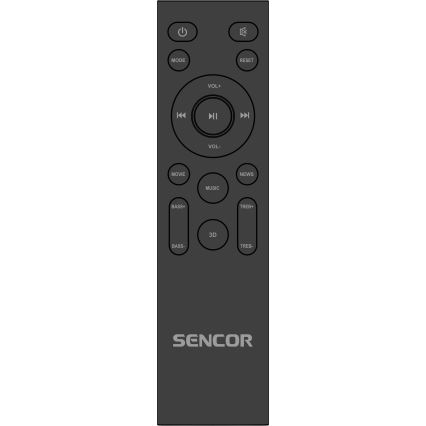 Sencor - Soundbar 200W/230V + τηλεχειριστήριο