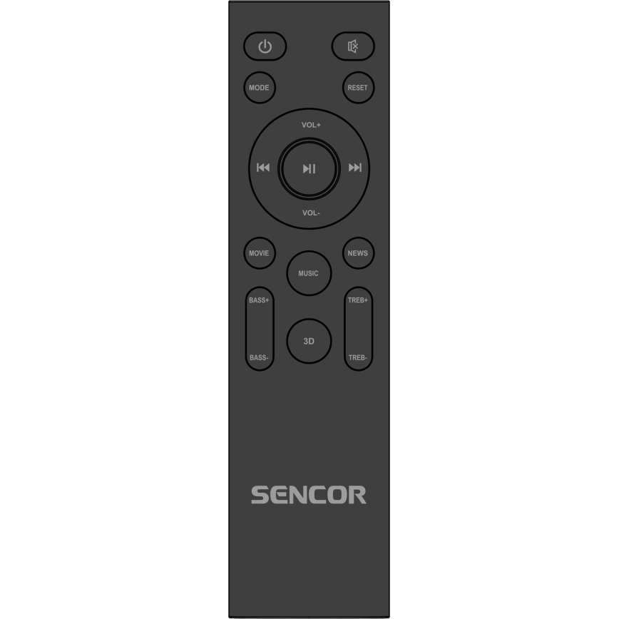 Sencor - Soundbar 200W/230V + τηλεχειριστήριο