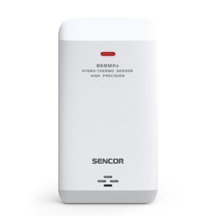 Sencor - Επαγγελματικός μετεωρολογικός σταθμός με έγχρωμη οθόνη LCD 5V/1xCR2032 + 3xAA Wi-Fi