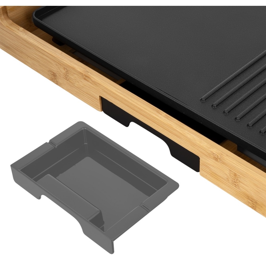 Sencor - Επιτραπέζια ηλεκτρική ψησταριά 1800W/230V μπαμπού