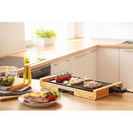 Sencor - Επιτραπέζια ηλεκτρική ψησταριά 1800W/230V μπαμπού