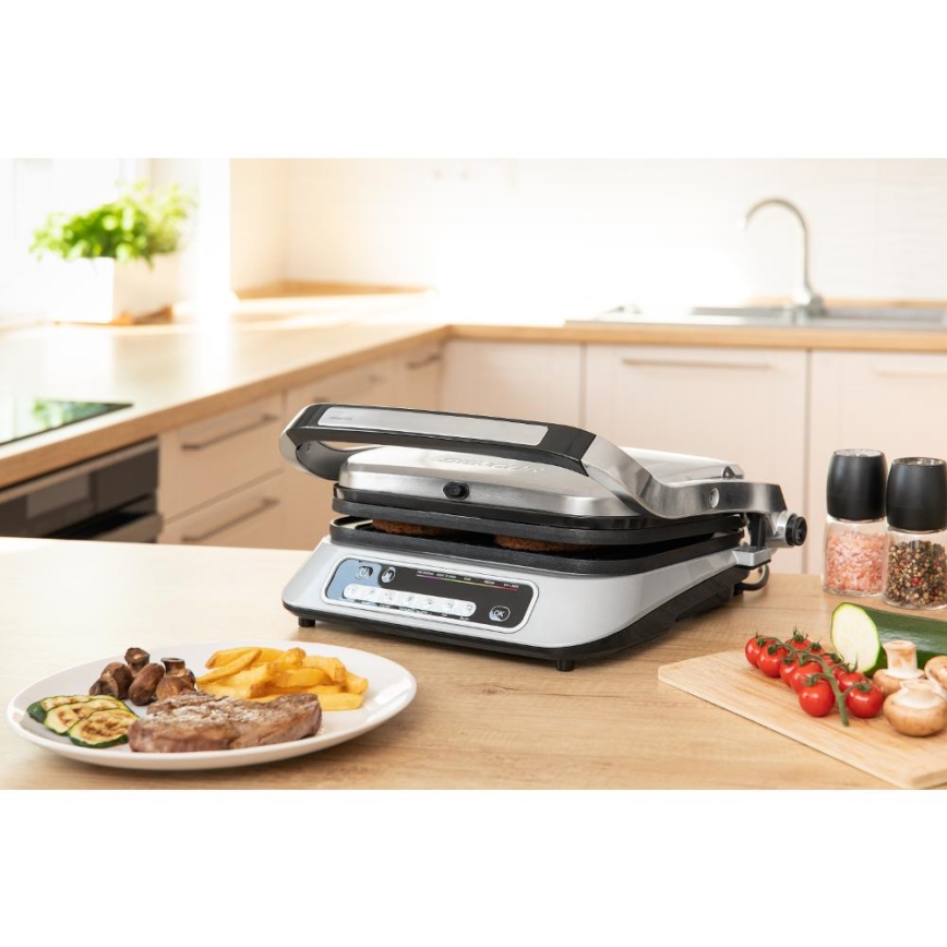 Sencor - Τοστιέρα 2100W/230V ματ χρώμιο