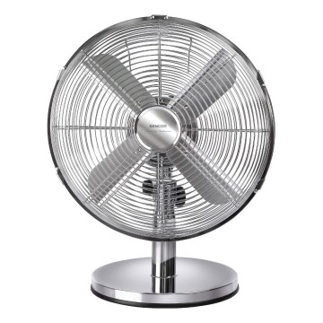 Sencor - Επιτραπέζιος ανεμιστήρας 35W/230V γυαλιστερό χρώμιο