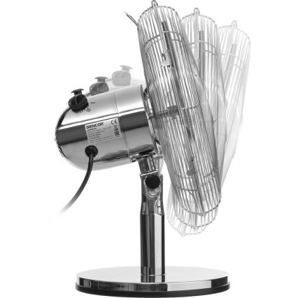 Sencor - Επιτραπέζιος ανεμιστήρας 35W/230V γυαλιστερό χρώμιο