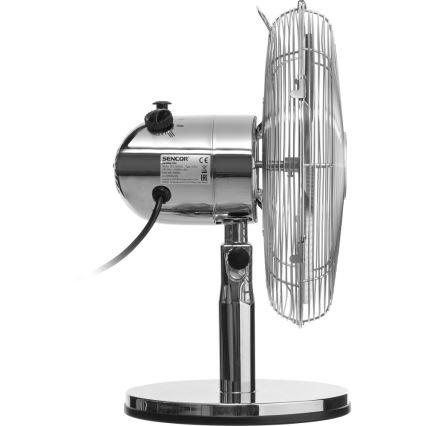 Sencor - Επιτραπέζιος ανεμιστήρας 35W/230V γυαλιστερό χρώμιο
