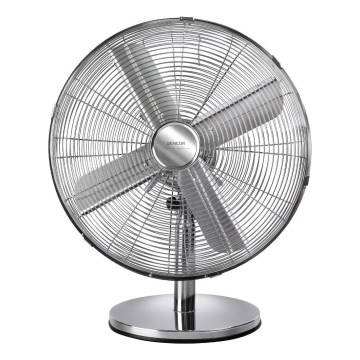 Sencor - Επιτραπέζιος ανεμιστήρας 50W/230V σε γυαλιστερό χρώμιο