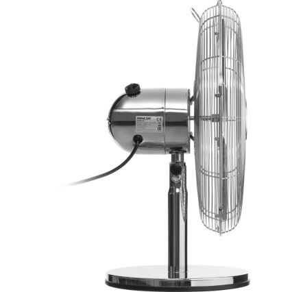 Sencor - Επιτραπέζιος ανεμιστήρας 50W/230V σε γυαλιστερό χρώμιο
