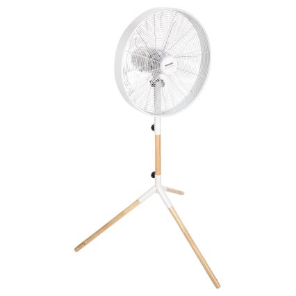 Sencor - Επιδαπέδιος ανεμιστήρας 50W/230V Ø 40 cm λευκό/οξιά