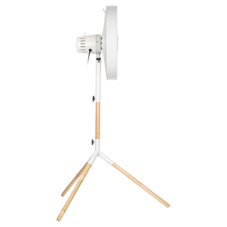 Sencor - Επιδαπέδιος ανεμιστήρας 50W/230V Ø 40 cm λευκό/οξιά