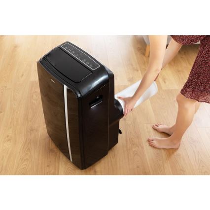 Sencor - Έξυπνο φορητό κλιματιστικό 3σε1, με πλήρη αξεσουάρ 1450W/230V 12000 BTU Wi-Fi μαύρο + τηλεχειριστήριο