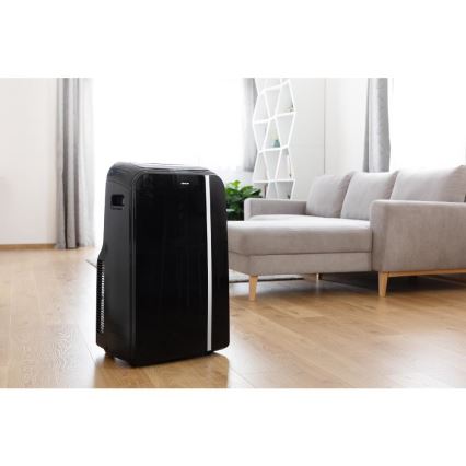 Sencor - Έξυπνο φορητό κλιματιστικό 3σε1, με πλήρη αξεσουάρ 1450W/230V 12000 BTU Wi-Fi μαύρο + τηλεχειριστήριο