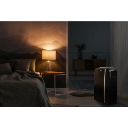 Sencor - Έξυπνο φορητό κλιματιστικό 3σε1, με πλήρη αξεσουάρ 1450W/230V 12000 BTU Wi-Fi μαύρο + τηλεχειριστήριο