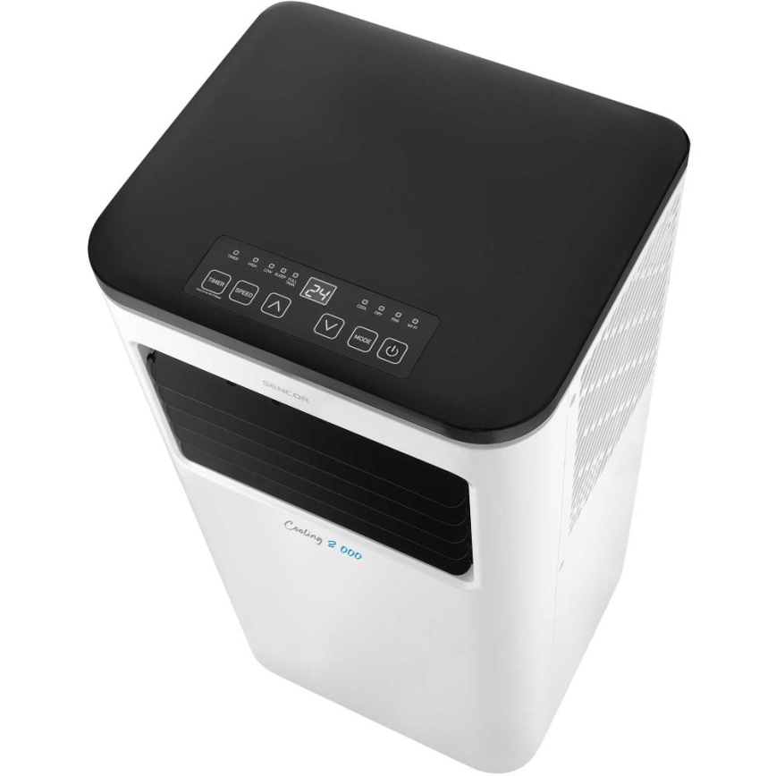 Sencor - Έξυπνο φορητό κλιματιστικό 3σε1, με πλήρη αξεσουάρ 805W/230V 8000 BTU Wi-Fi + τηλεχειριστήριο