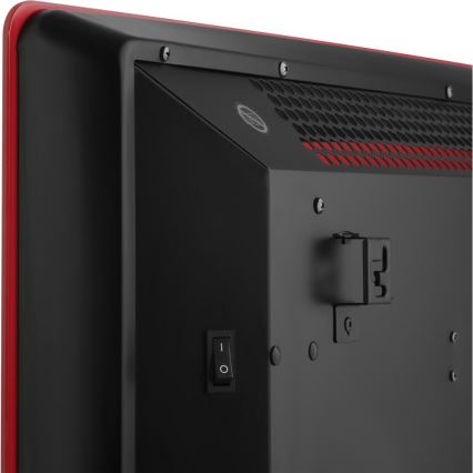 Sencor - Έξυπνος ηλεκτρικός θερμαντήρας/κονβεκτόρας 1200/2400W/230V IP24 Wi-Fi κόκκινος