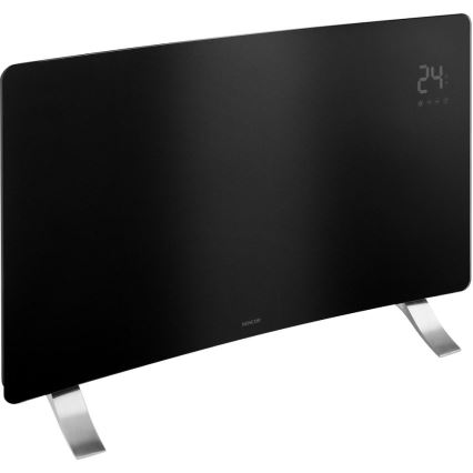 Sencor - Έξυπνος ηλεκτρικός θερμαντήρας/κονβέκτορας 1200/2400W/230V IP24 Wi-Fi μαύρος