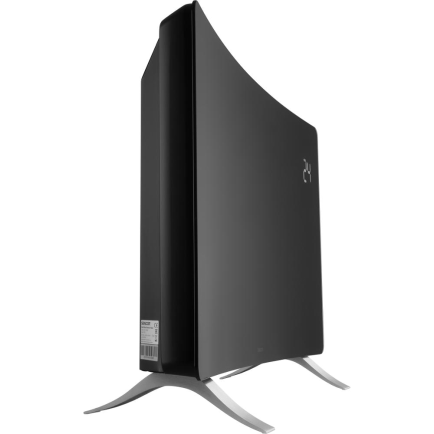 Sencor - Έξυπνος ηλεκτρικός θερμαντήρας/κονβέκτορας 1200/2400W/230V IP24 Wi-Fi μαύρος