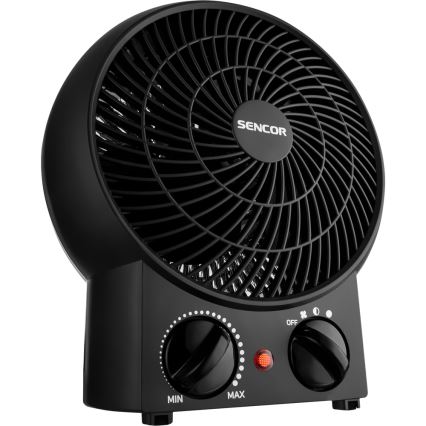 Sencor - Αερόθερμο 1200/2000W/230V μαύρο