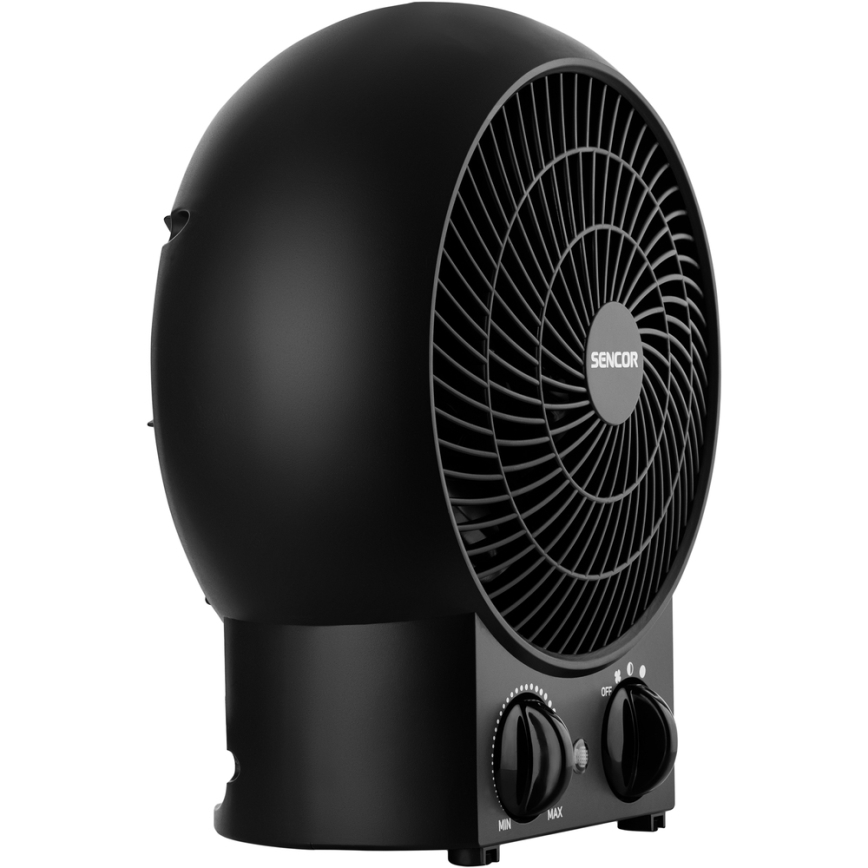 Sencor - Αερόθερμο 1200/2000W/230V μαύρο