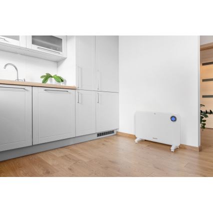 Sencor - Αερόθερμο με οθόνη LCD και θερμοστάτη 750W/1500W/230V IP24